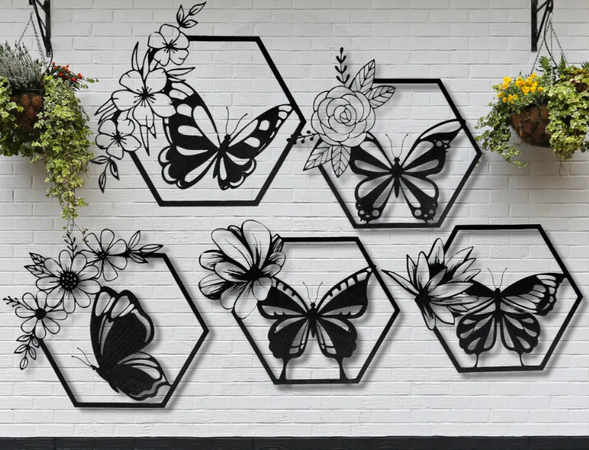 Butterfly Wall Decor — 3D printed by Moon Studio 3D